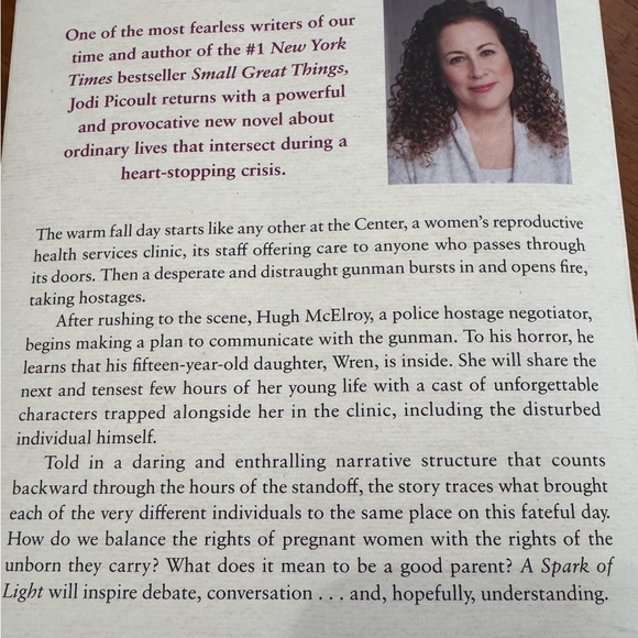 🌷Jodi Picoult’s ‘a spark of light’, paperback - Picture 3 of 3